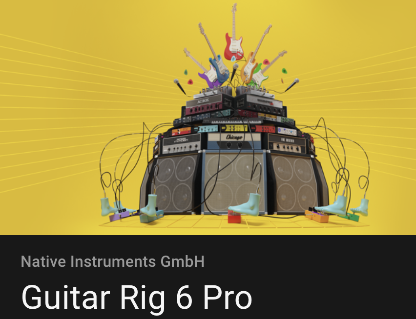 Native Instruments guitar rig 6 PRO FULL
